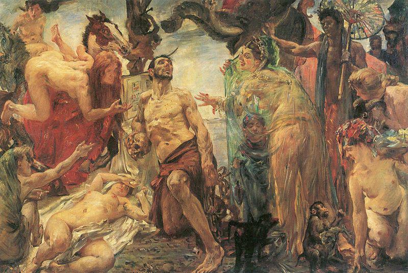 Lovis Corinth Versuchung des heiligen Antonius oil painting image